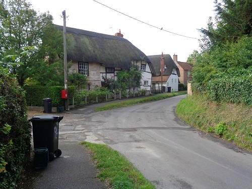 Leaving Letcombe Regis on day 3 of my Ridgeway walk