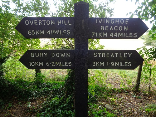 Almost at the halfway point of The Ridgeway, near Streatley