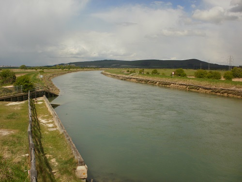 The River Ouse just after Southease