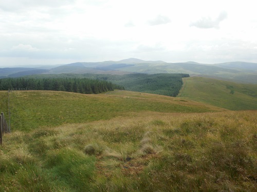 A lovely stretch of ridge walking near Hod's Hill