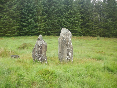 The Laggangarn Standing Stones, about 4000 years old