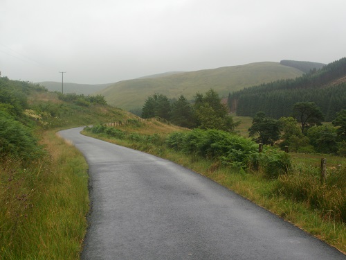 A lot of road walking after the Bothy