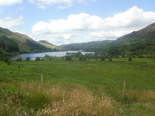 Looking back along Loch Trool