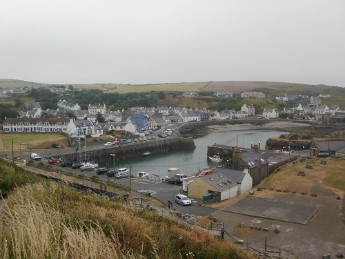 Looking back down towards Portpatrick Harbour