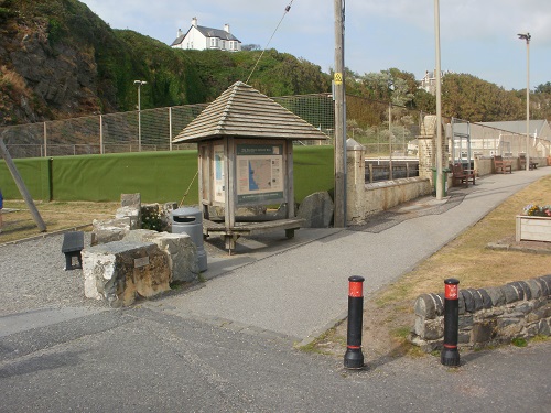 The start of the Southern Upland Way at Portpatrick harbour