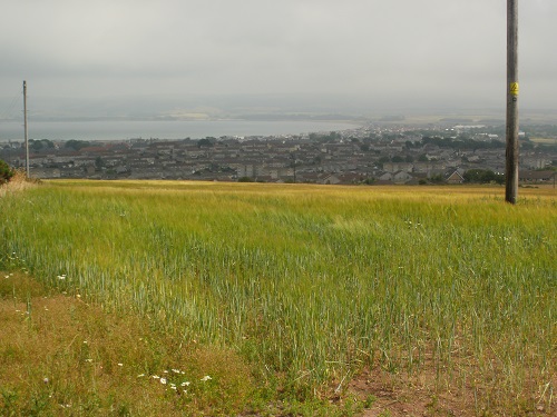 Looking down upon Stranraer and Loch Ryan