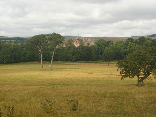 Looking across at Thirlestane Castle as I leave Lauder