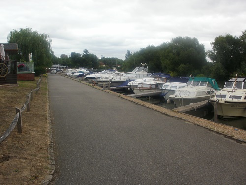 Some of the boats moored at Benson waterfront