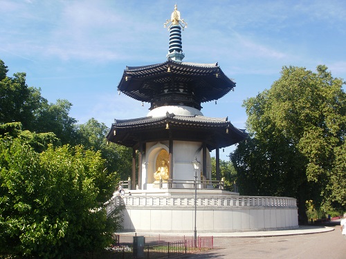 The London Peace Pagoda in Battersea Park