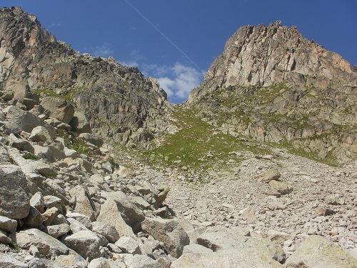 The top of the Fenetre D'Arpette is now in sight