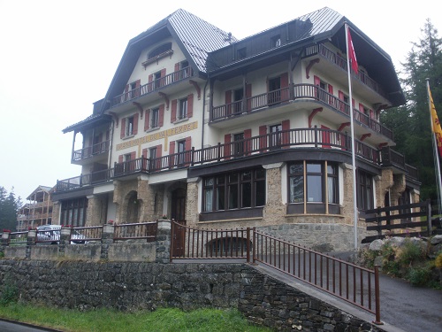 The elegant Grand Hotel du Val Ferret in La Fouly