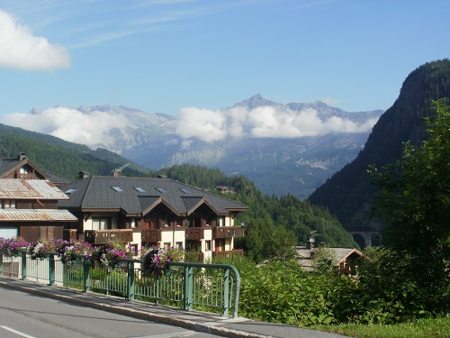 Leaving Les Houches to start the Tour du Mont Blanc