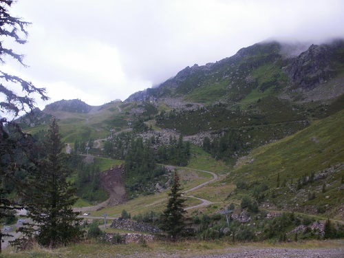 Still raining near the Charlanon Chalet