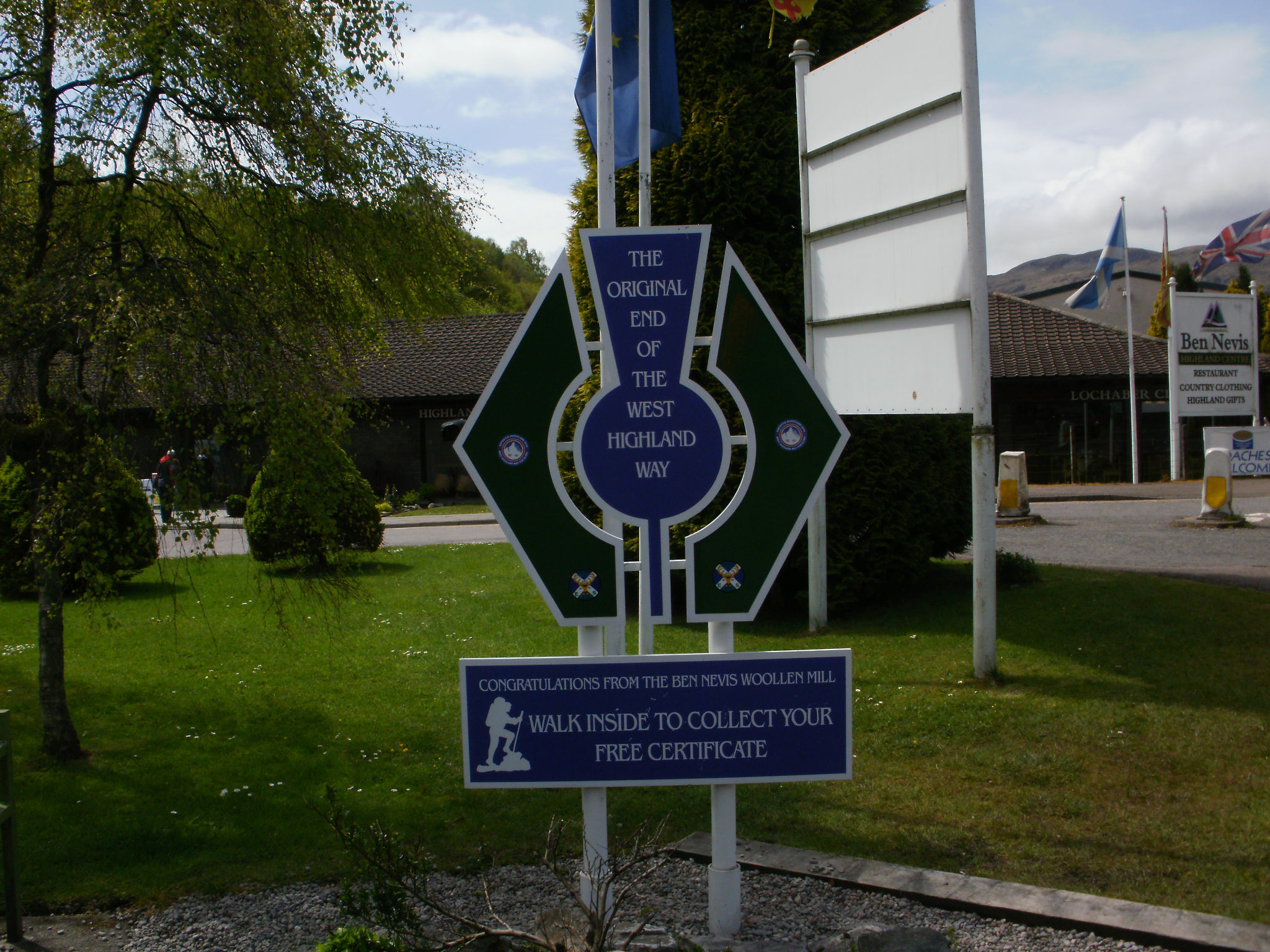 The old West Highland Way finish in Fort William