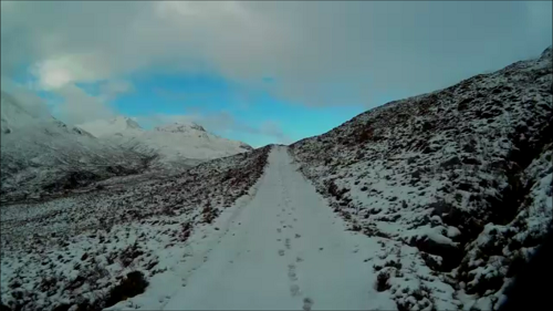 The snow got deeper as I got into more remote parts of the trail