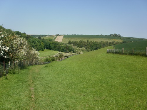 Lovely views along the Yorkshire Wolds Way